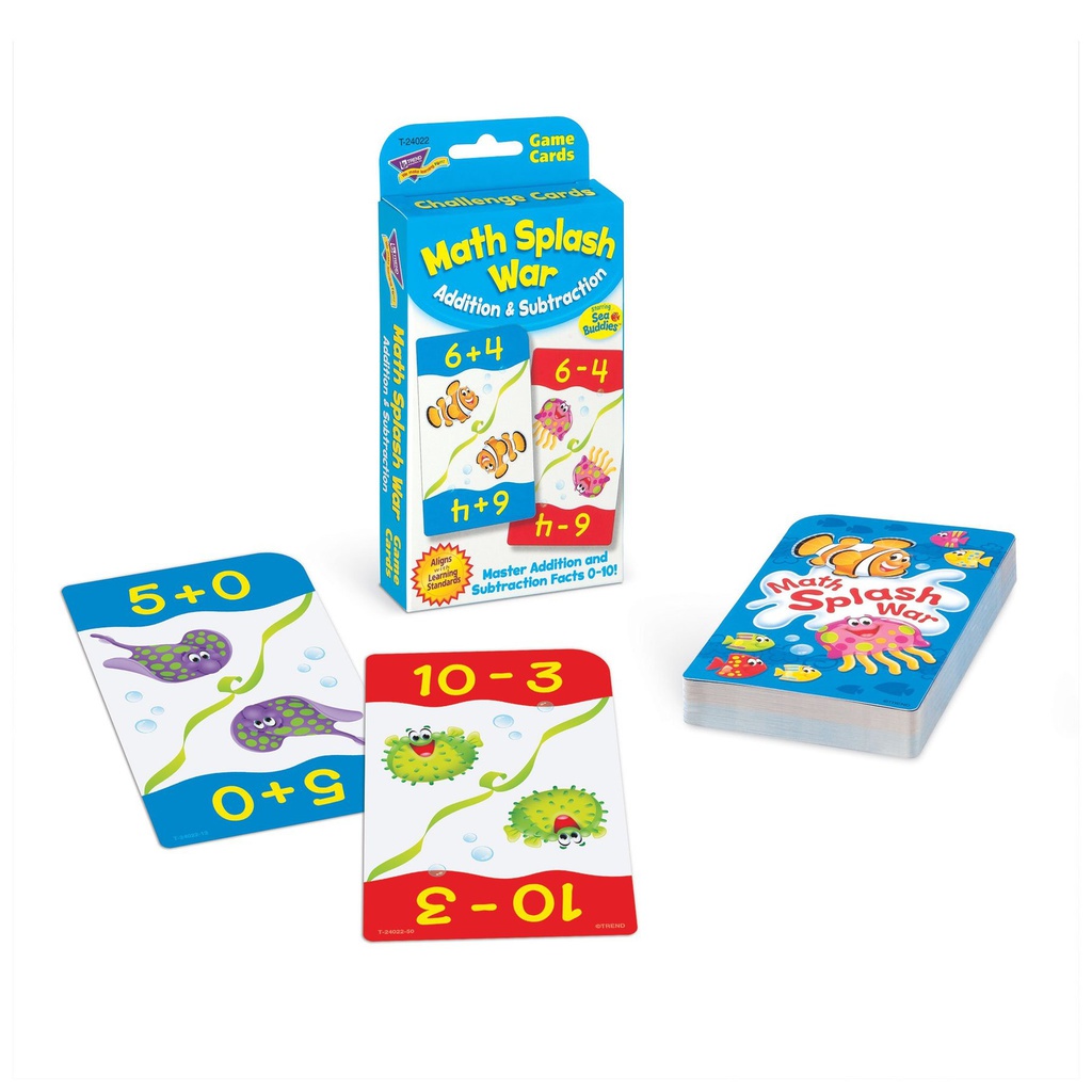 Math Splash War Addition &amp; Subtraction