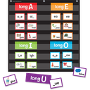 Long Vowels Pocket Chart Cards Write - on/ Wipe - off (205 cards)