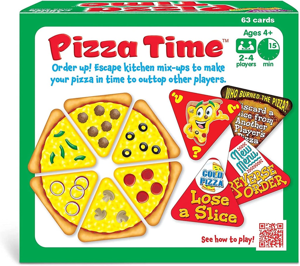 PIZZA TIME CARD GAME (63 cards) AGE 4+