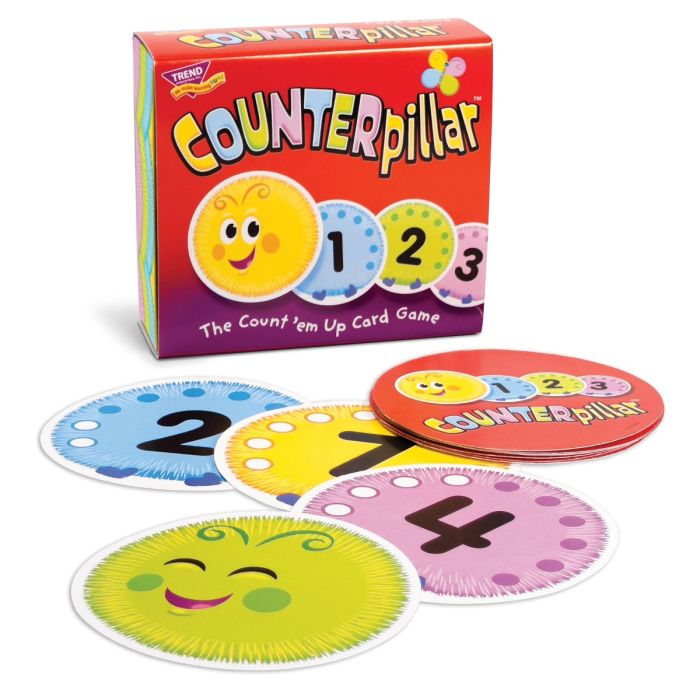 COUNTERpillar CARD GAME (63 cards) AGE 4+