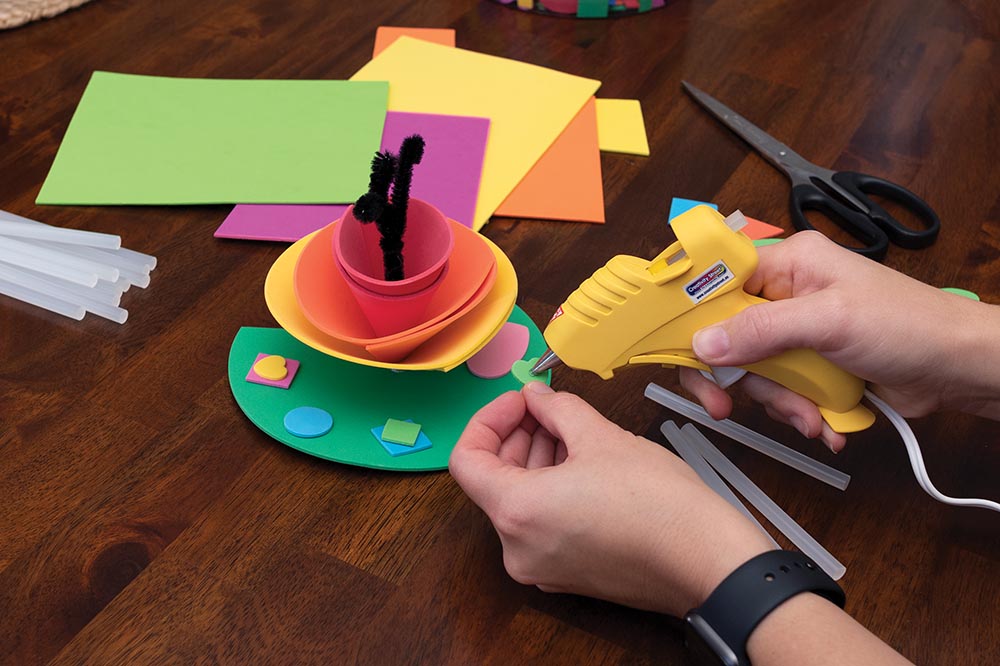 HOT GLUE STICKS CLEAR 12 pcs 4" (10cm)