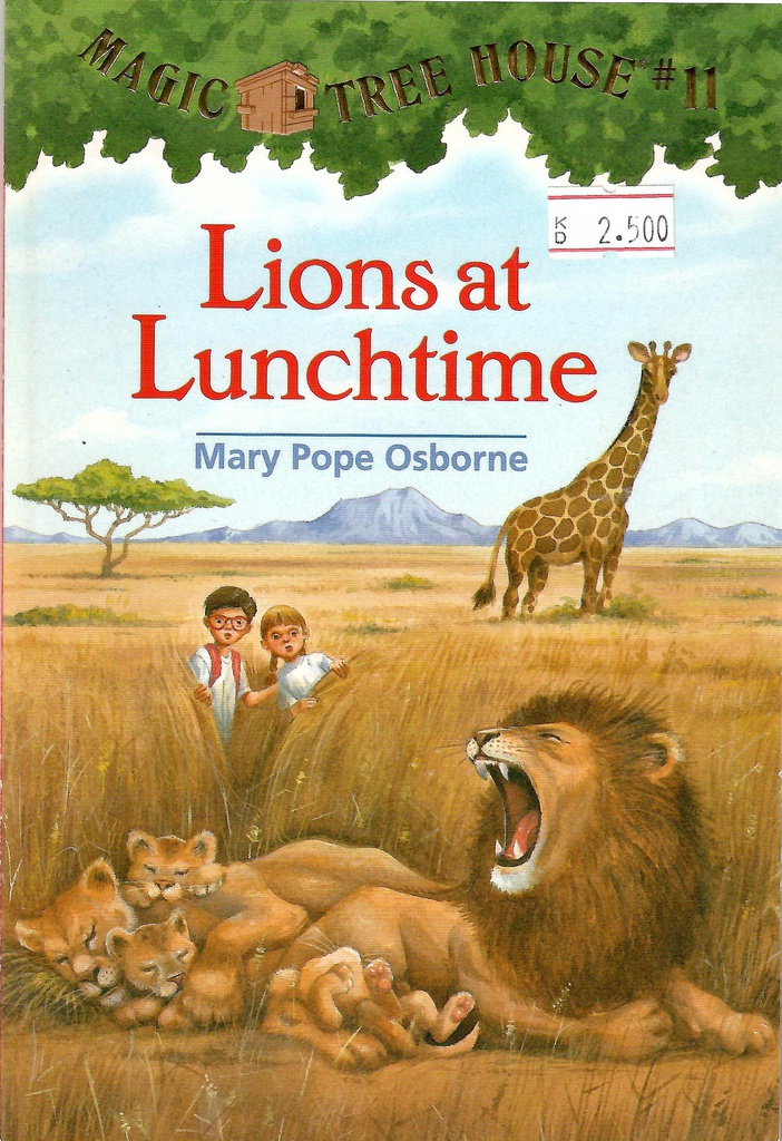 Magic Tree House #11: Lions at Lunchtime (6-9yrs)