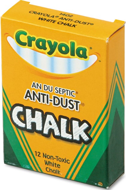 White Chalk - Tuck Box (Anti-Dust) (12 Sticks)