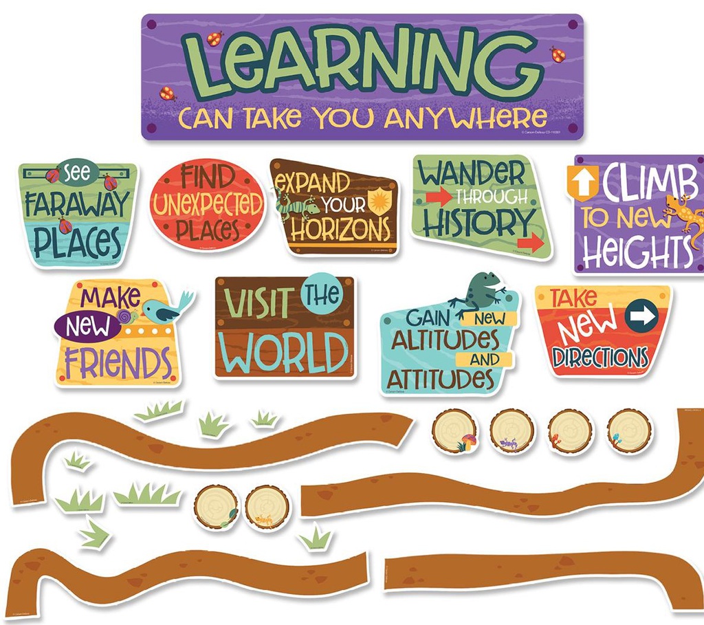 Nature Explorer Learning Can Take You Anywhere Mini BB Set (52pcs)(54.5cmx15.5cm)(21.4''x6'')