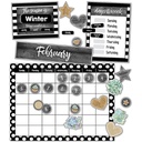 SIMPLY STYLISH CALENDAR Bulletin Board Set (100pcs)