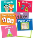 Center Cards Mini Bulletin Board Set (includes 40 Center cards &amp; 8 Blanks(4''x3'')(10cmx7.6cm) (48pcs)