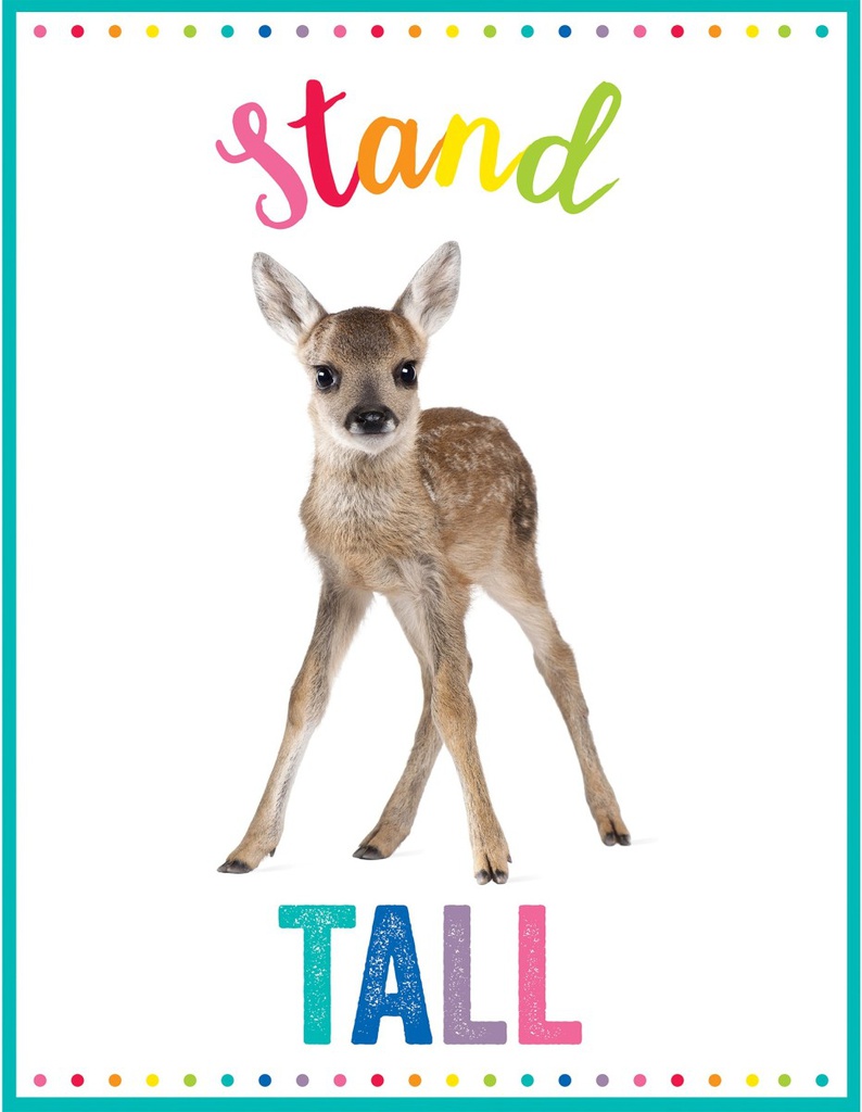 Stand Tall Chart (55cmx43cm)(21.6''x17")