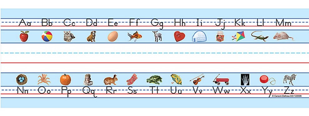 Traditional Alphabet Desk Nameplates (9.5''x2.8'')(24cmx7cm)(36pcs)