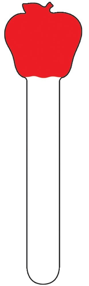 APPLE STICKS for Pocket Charts Write- on/wipe-off (13cmx4cm)(5.1''x1.5'')(30 pcs)
