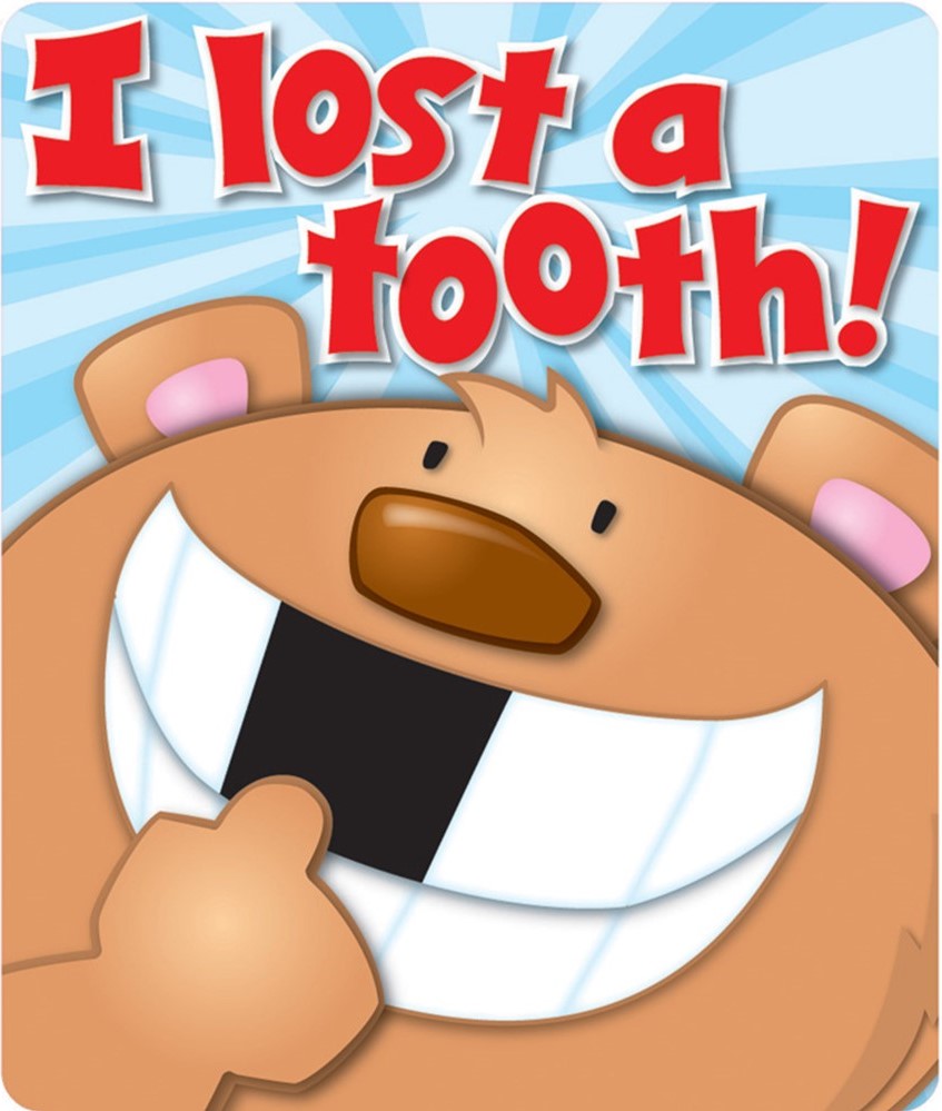 I Lost a Tooth! Braggin’ Badges (3.5''-9cm)    (24 pcs)