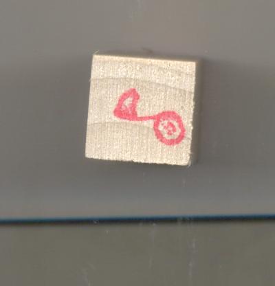 MUSIC NOTE INCENTIVE STAMP (1.5"=4cm) (1.2cmx1.2cm=0.5"x0.5")
