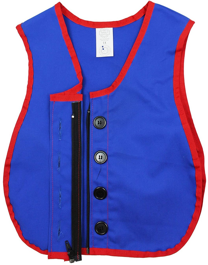 Combo Manual Dexterity Vest Button &amp; Zipper (15.7''x12.2'')(40cmx31cm)