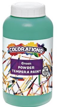 COLORATIONS POWDER TEMPERA 1LB(453.6g) - GREEN