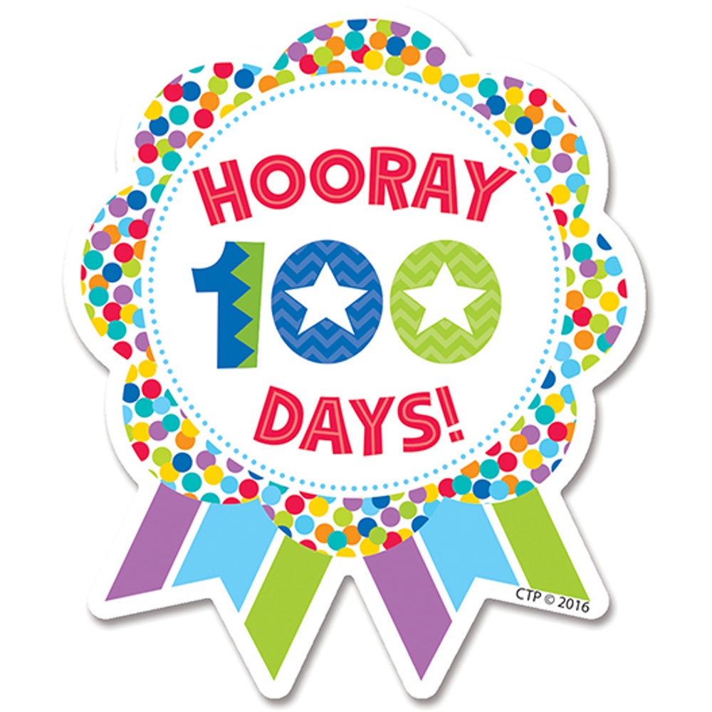 Hooray 100 Days! Ribbon Rewards (3.75''x3.5'')(9.5cmx8.8cm)(36pcs)