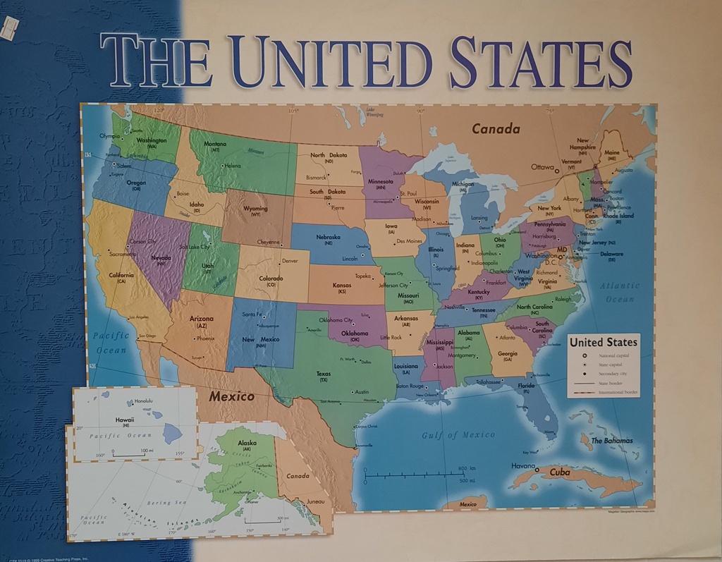 The United States Sharp Chart (56cmx71cm)(28''x22'')
