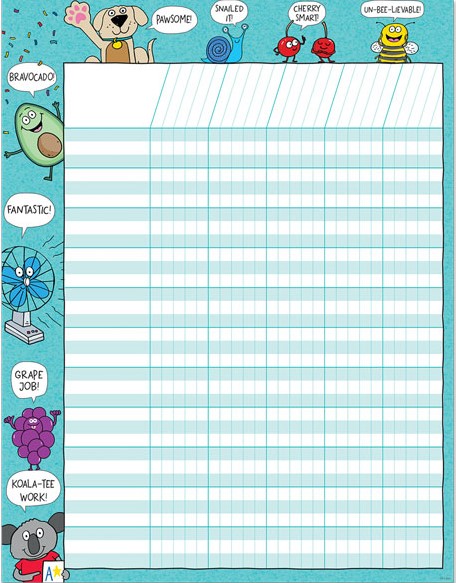 So Much Pun! Incentive Chart (22''x17'')(55cmx43cm)