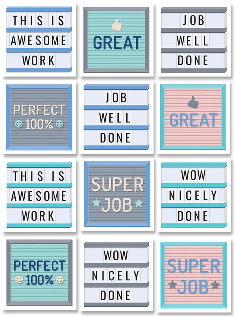 CALM &amp; COOL REWARDS STICKERS (1''x1'')(2.5cmx2.5cm)(60stickers)