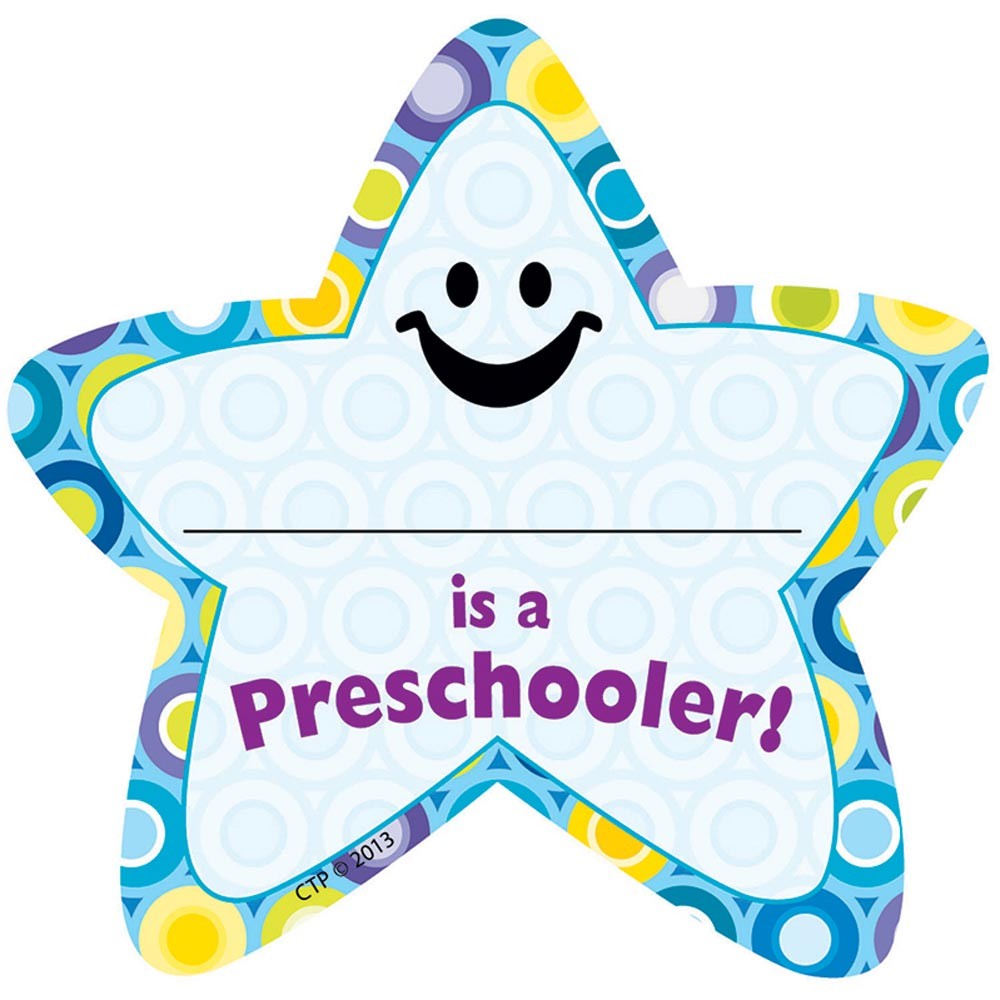 I'm a Preschooler Badges (4''-10cm)  (36 pcs)