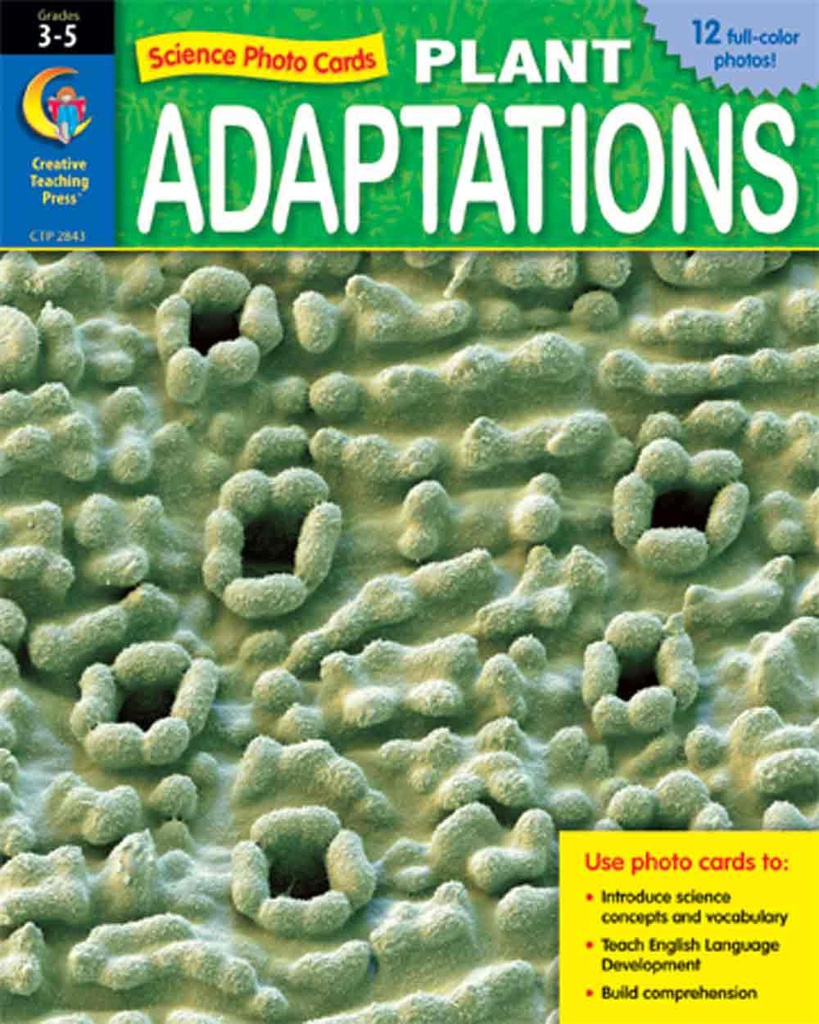Plant Adaptations Science Photo Cards Gr 3-5 (12pcs)(10.2''x7.8'')(26cmx20cm)