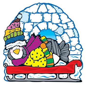 Penguin Pal 2 Sided Decor (15''x14.5'')(38cm x 37cm)