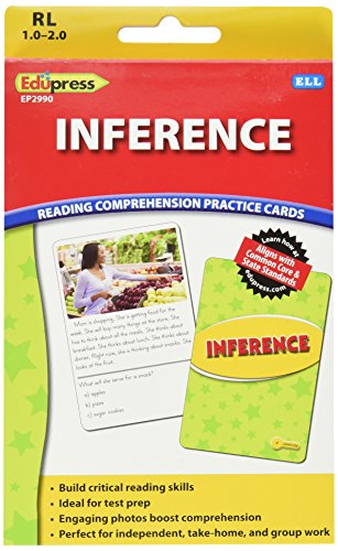 Reading Comprehension Practice Cards: Inference (RL:1.0-2.0)(Yellow Level)(54cards)