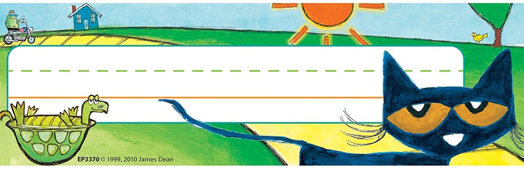 Pete the Cat Nameplates (36pcs)(2.75''x9'')(7cmx22.8cm)