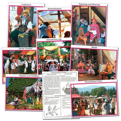Renaissance Photo Activity Cards (28cmx21cm)(11''x8'')(8 photo cards)(all ages)