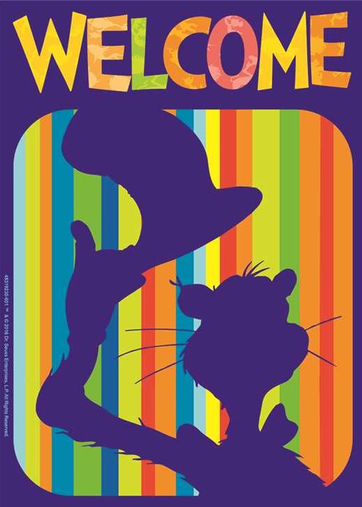 DR SEUSS Spot On WELCOME! Post Cards (6''-15.5cm)  (36 pk)
