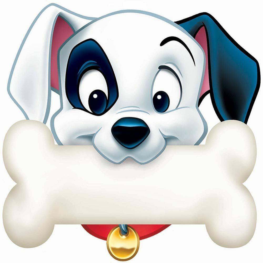 101 DALMATIANS DOG BONE PAPER ACCENTS  (5.5"=14cm) (36pcs)