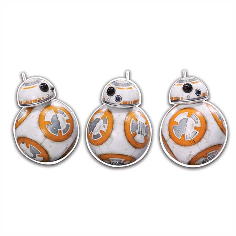 BB-8 STAR WARS Paper Accents  (5.5" (14cm) (36 pcs)
