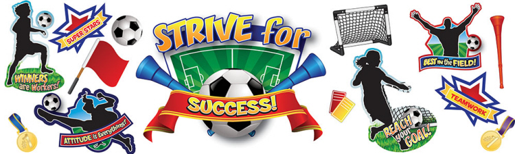 SOCCER BB SET (4 poses, 1 Banner and 16 accents) (21pcs)