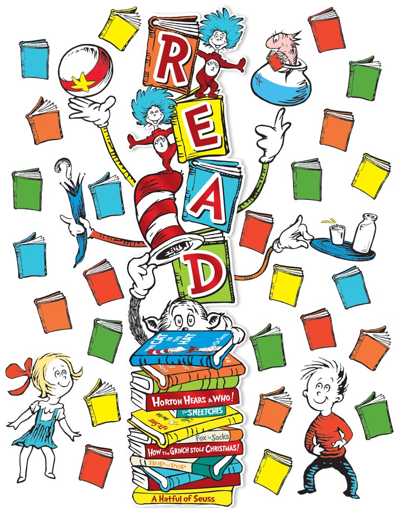 DR SEUSS Reading Door Decor Kit  (34pcs)