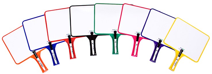 Kwik Chek Rectangle Paddle (SINGLE) (Green, Orange or Black)(25.5cmx20.4cm)(10''x8'')