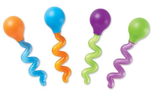 TWISTY DROPPER SINGLE  (Bulb=Green, Orange, Blue or Purple)