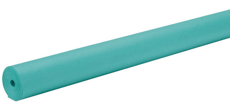 RAINBOW KRAFT 48"X200'(121.9cmx60.9m) AQUA BLUE