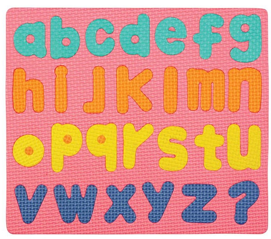 WONDERFOAM MAGNETIC LOWER-CASE LETTER PUZZLE 1CT Ages:3+ (29cmx25cm)(11.4''x9.8'')