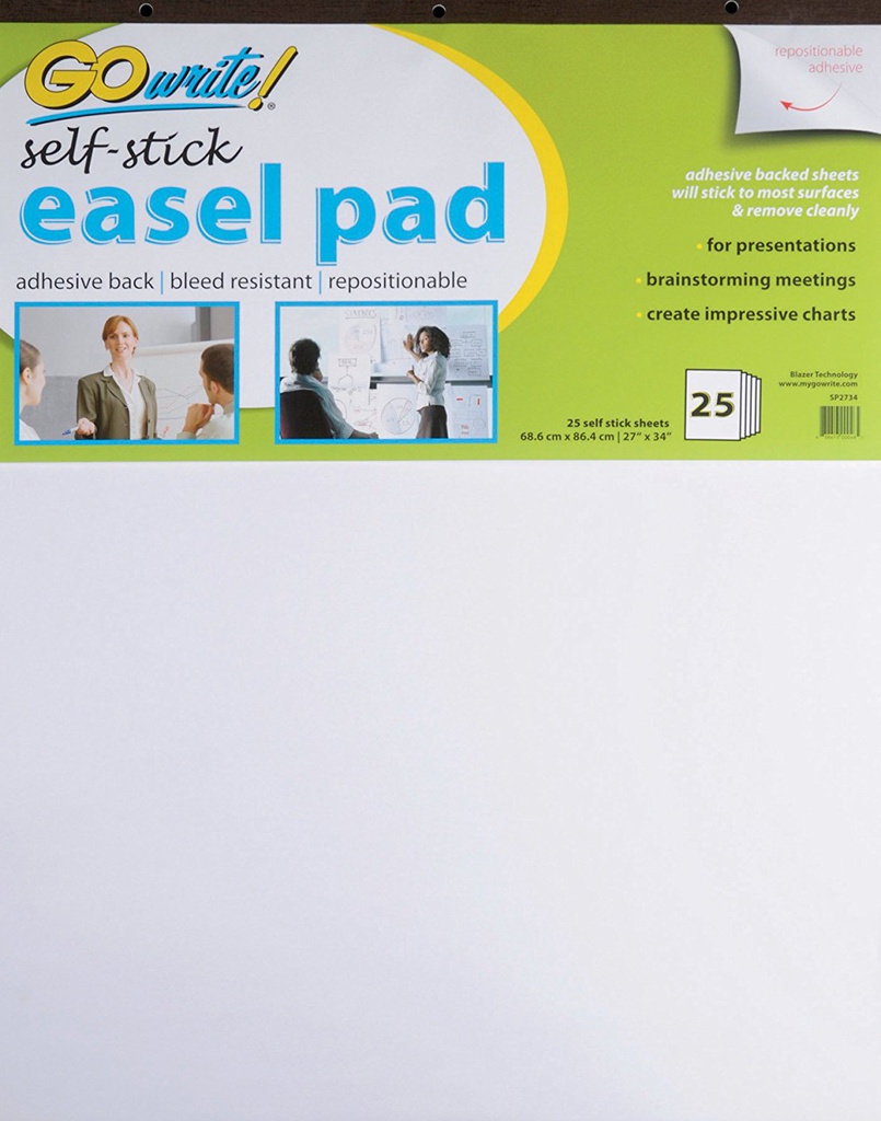 EASEL PAD Self-Adhesive (27"x34") (68.5cmx86.3cm)