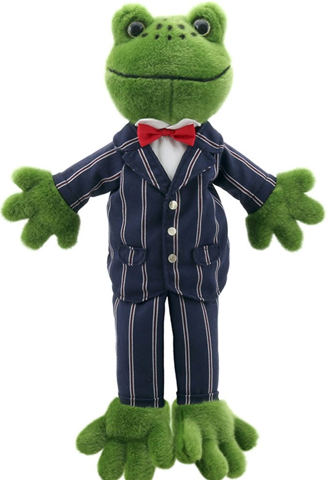 DRESSED ANIMAL PUPPETS FROG(13''-33.5cm)