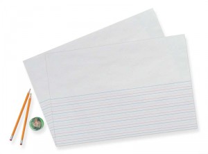 NEWS,RULED,WHITE (18"X12")(45.7cmx30.4cm) 250CT PICTURE SPACE