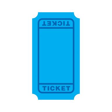 Blue Tickets Mini Accents 2.75''(7cm) (36pcs)