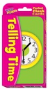 Telling Time Pocket Flash Cards Two-sided (56cards)(3.3''-8.5cm)