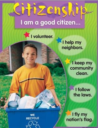 Citizenship Chart I'm A Good Citizen (55cmx43cm)(22''x17'')