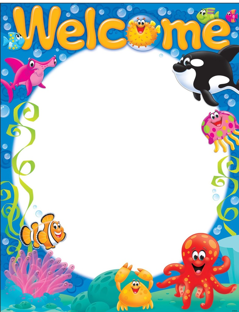 Welcome! Sea Buddies Chart ( 55cm x 43cm)