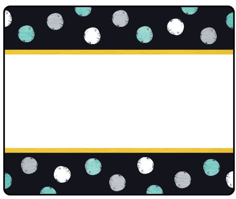 I*Metal Dots Nametags (2.5''x3'')(6.3cmx7.6cm)(36pcs)