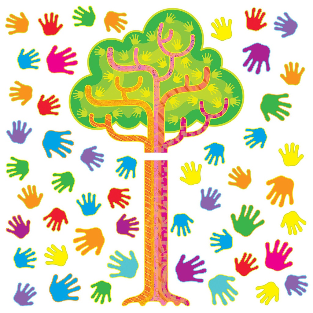 Hands in Harmony Learning Tree BB SET (52pcs)(tree: 4'-122cm)(Hands: 4''-10cm)