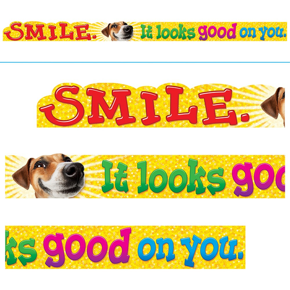 SMILE. It looks good on you. Banner (10ft -3m) (1pc)