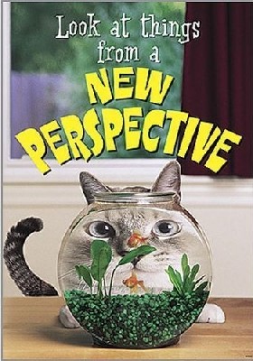 Look at things from a new Perspective Poster (19"x13.3"(48cm x 33.5)