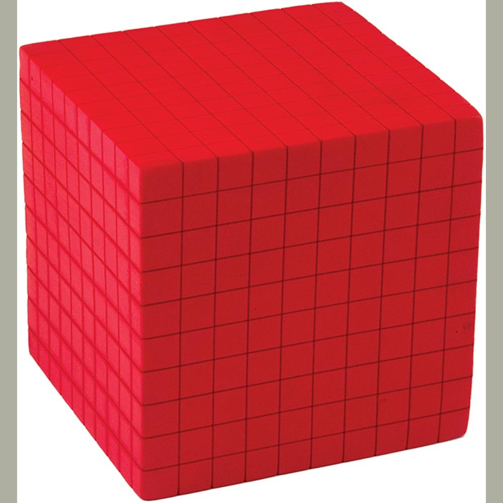 Foam Base Ten: Thousands Cube (4''x4'')(10cmx10cm)