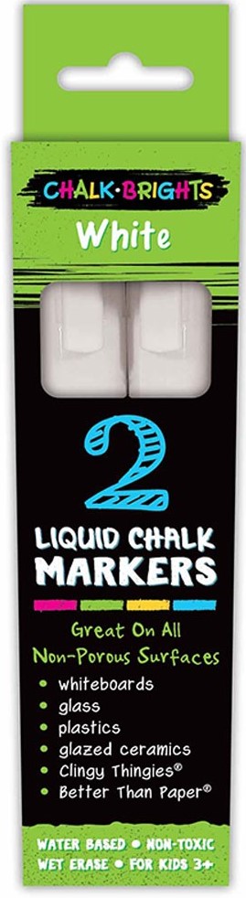 Chalk Brights White Liquid Chalk Markers - (2 count)