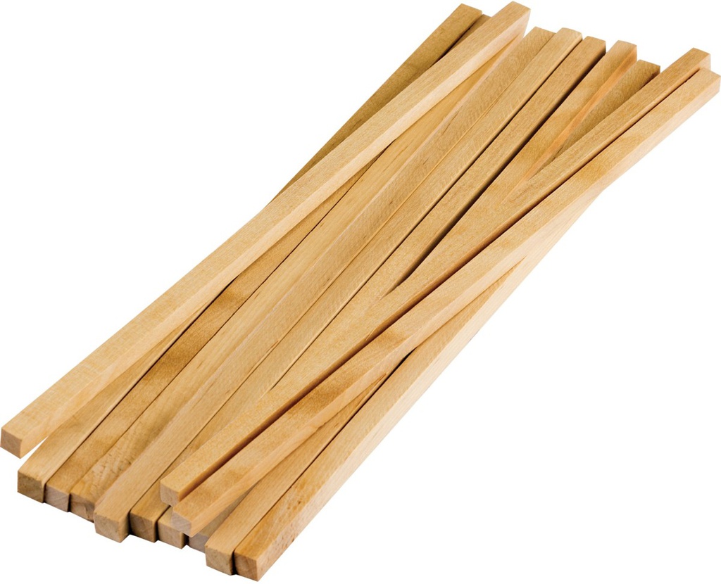 STEM Basics: Square Wood Dowels  (12pcs)(12.3''-31.2cm)